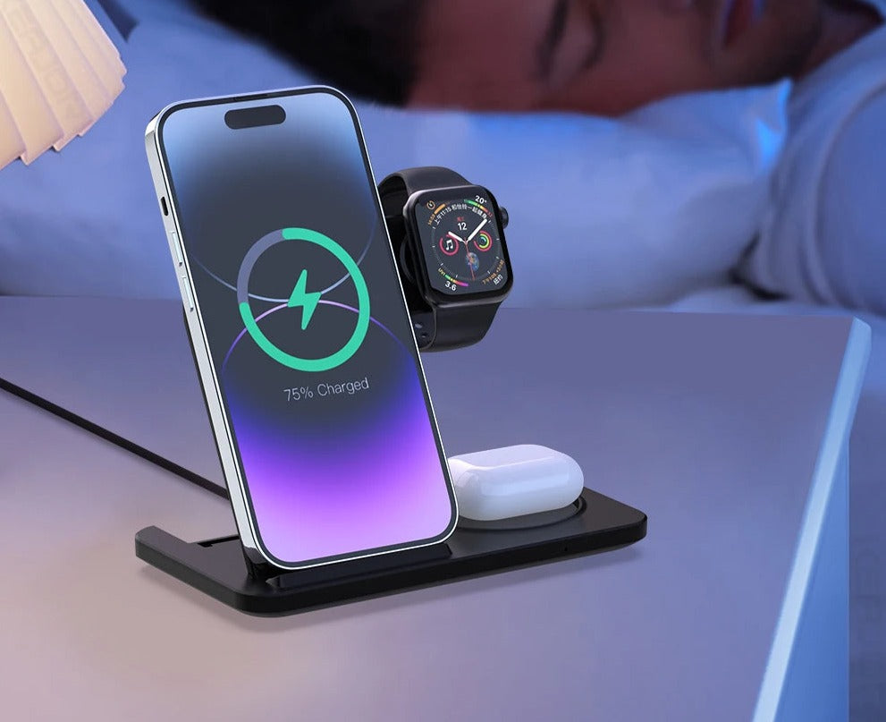 3 in 1 Wireless Charging Station 