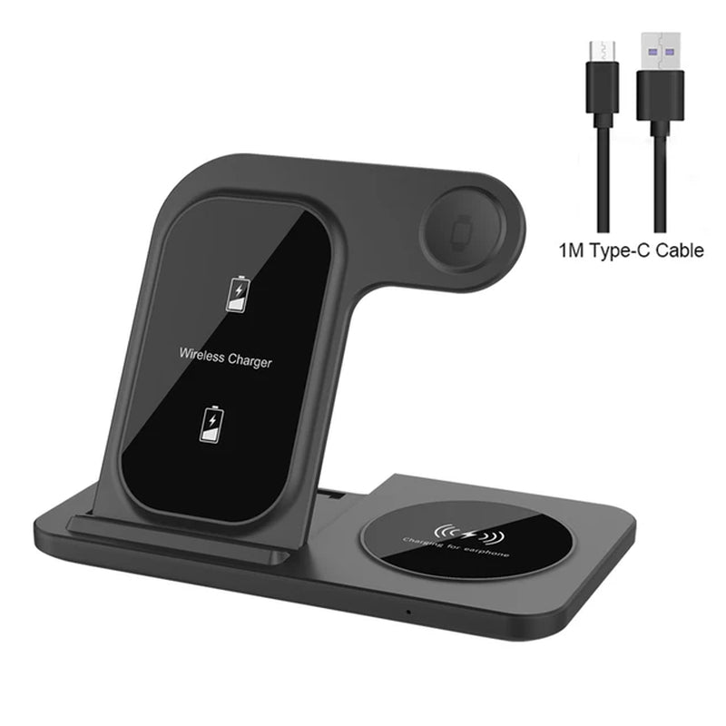 3 in 1 Wireless Charging Station 